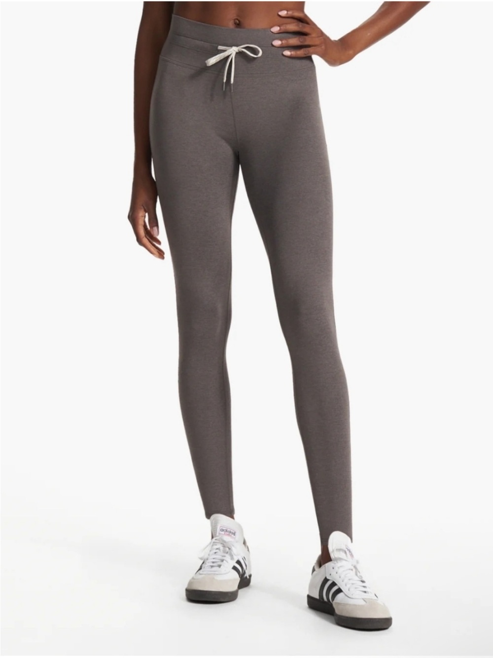 Vuori Halo Vintage Leggings Gray VW4064 Drawstrings